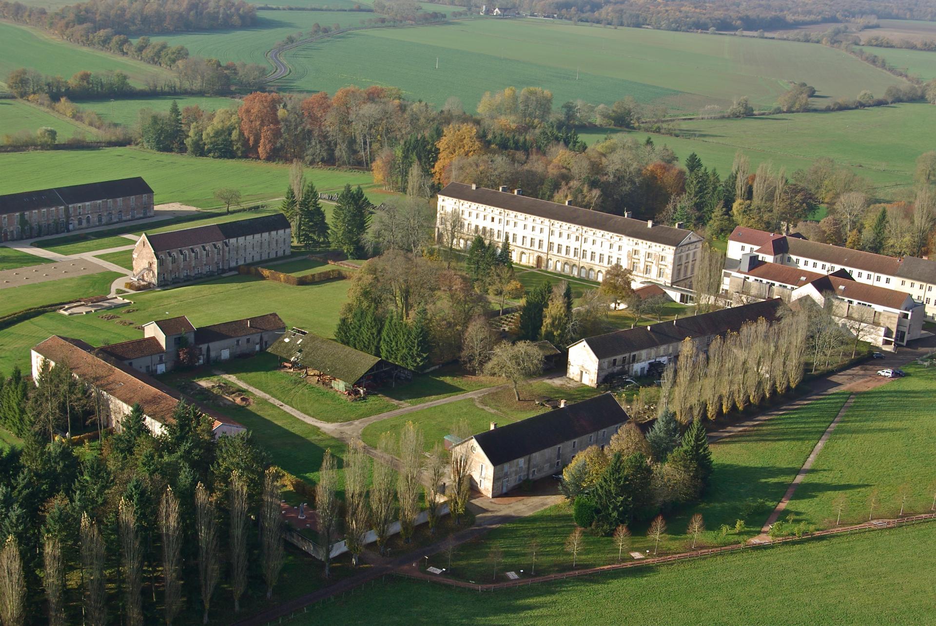 Abbaye vue du ciel